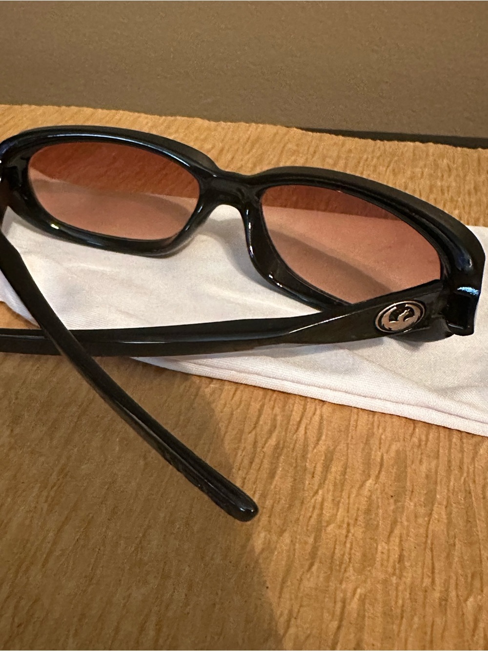 Dragon Alliance Black Frame Sunglasses With Amber Tinted Lenses View 2